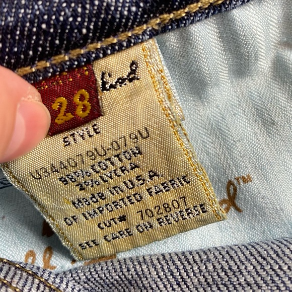 7 For All Mankind Denim Mini Skirt Size 28 - Picture 8 of 9